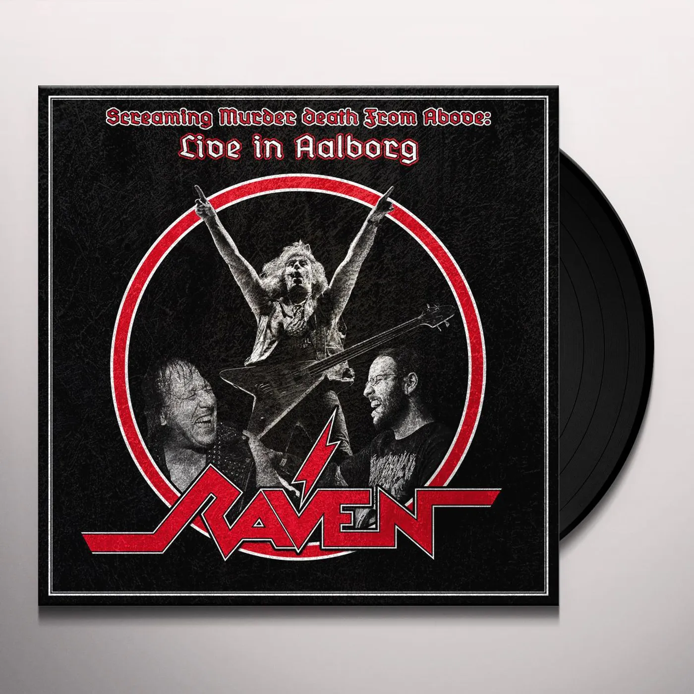 Raven SCREAMING MURDER DEATH FROM ABOVE: LIVE IN Vinyl Record