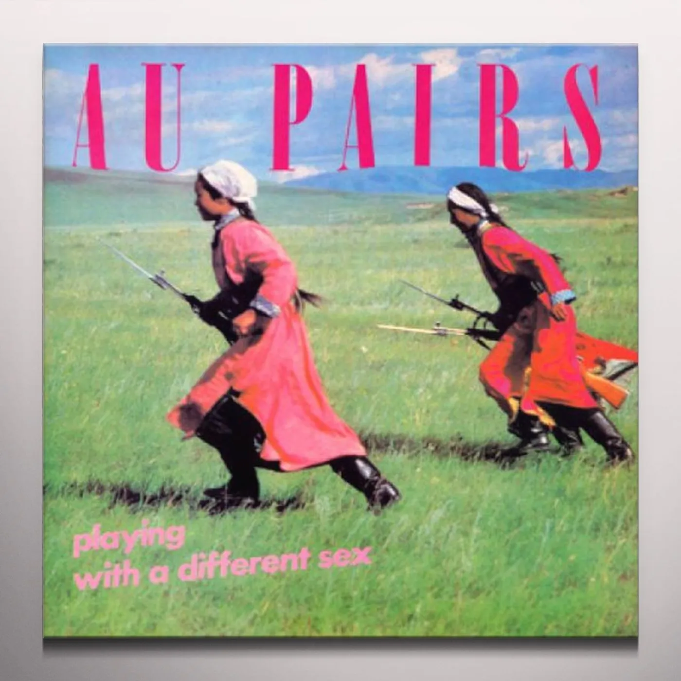 Au Pairs PLAYING WITH A DIFFERENT SEX Vinyl Record - Limited Edition, Colored Vinyl