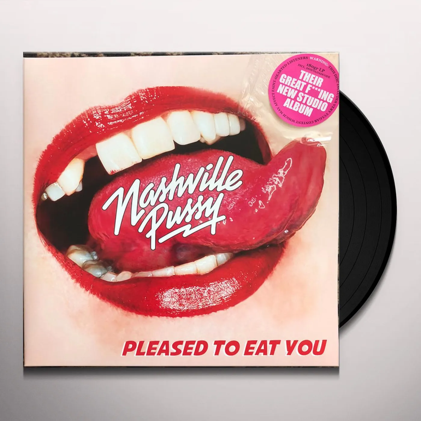 Nashville Pussy Pleased to Eat You Vinyl Record