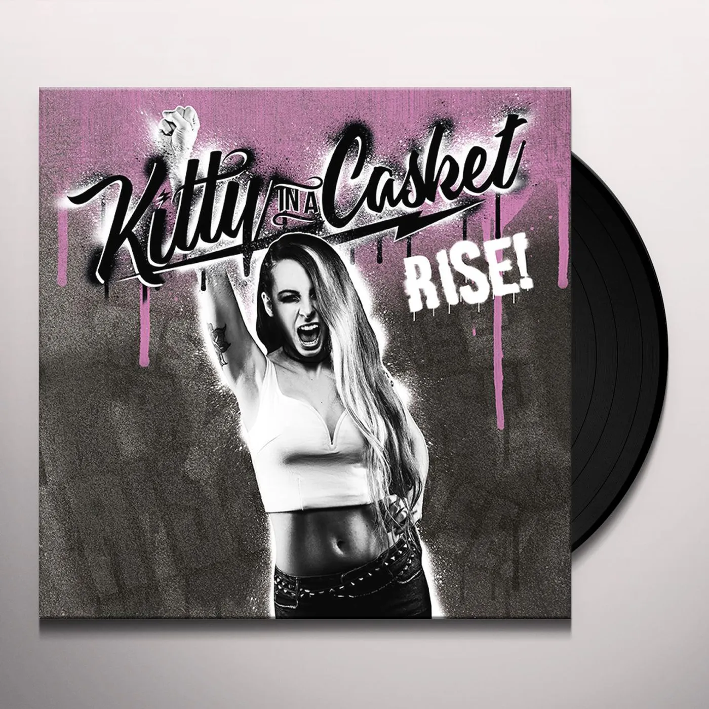 Kitty In A Casket Rise Vinyl Record