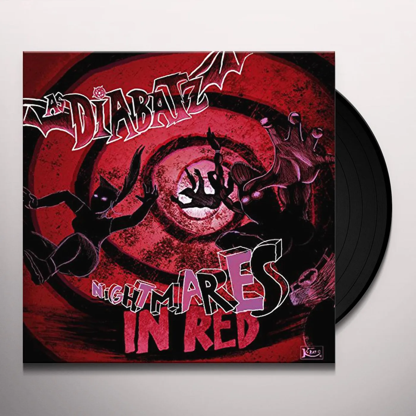 As Diabatz Nightmares In Red Vinyl Record