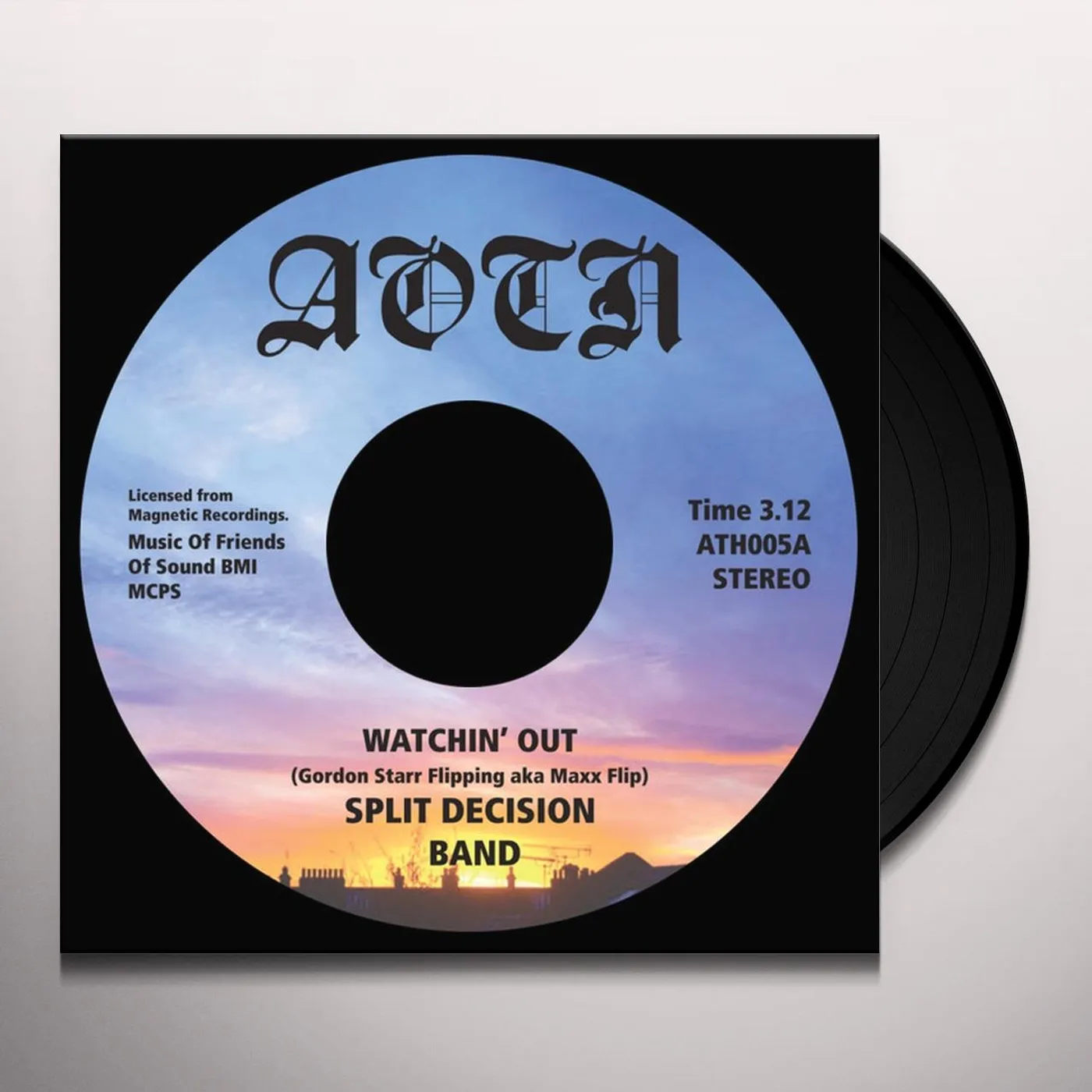 Split Decision Band Watchin' Out Vinyl Record