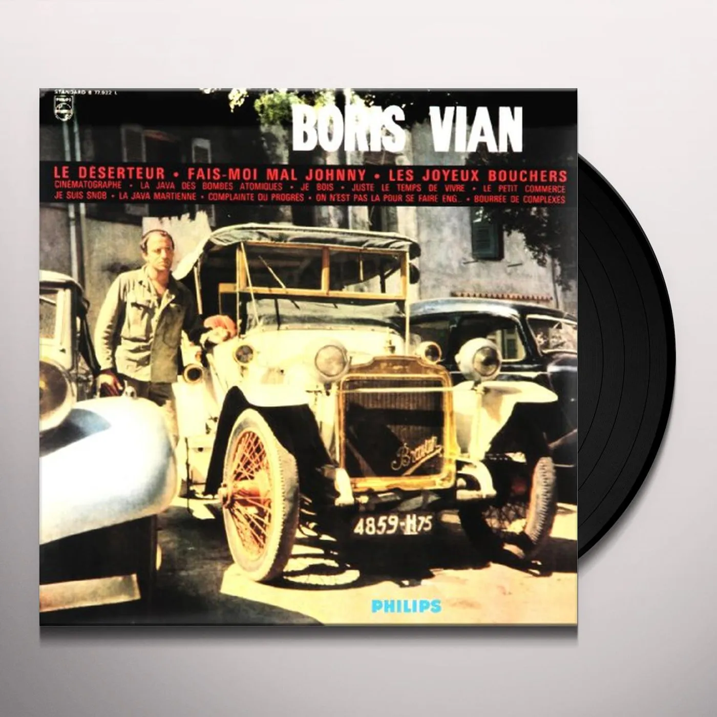 Boris Vian DESERTEUR Vinyl Record