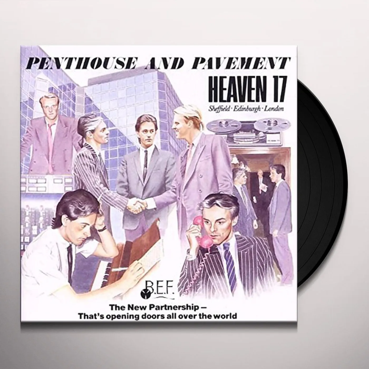 Heaven 17 Penthouse And Pavement Vinyl Record