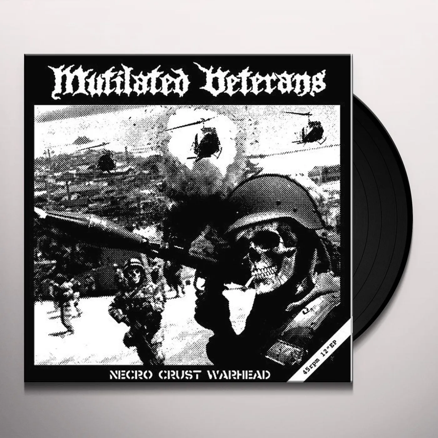 Mutilated Veterans Necro Crust Warhead Vinyl Record