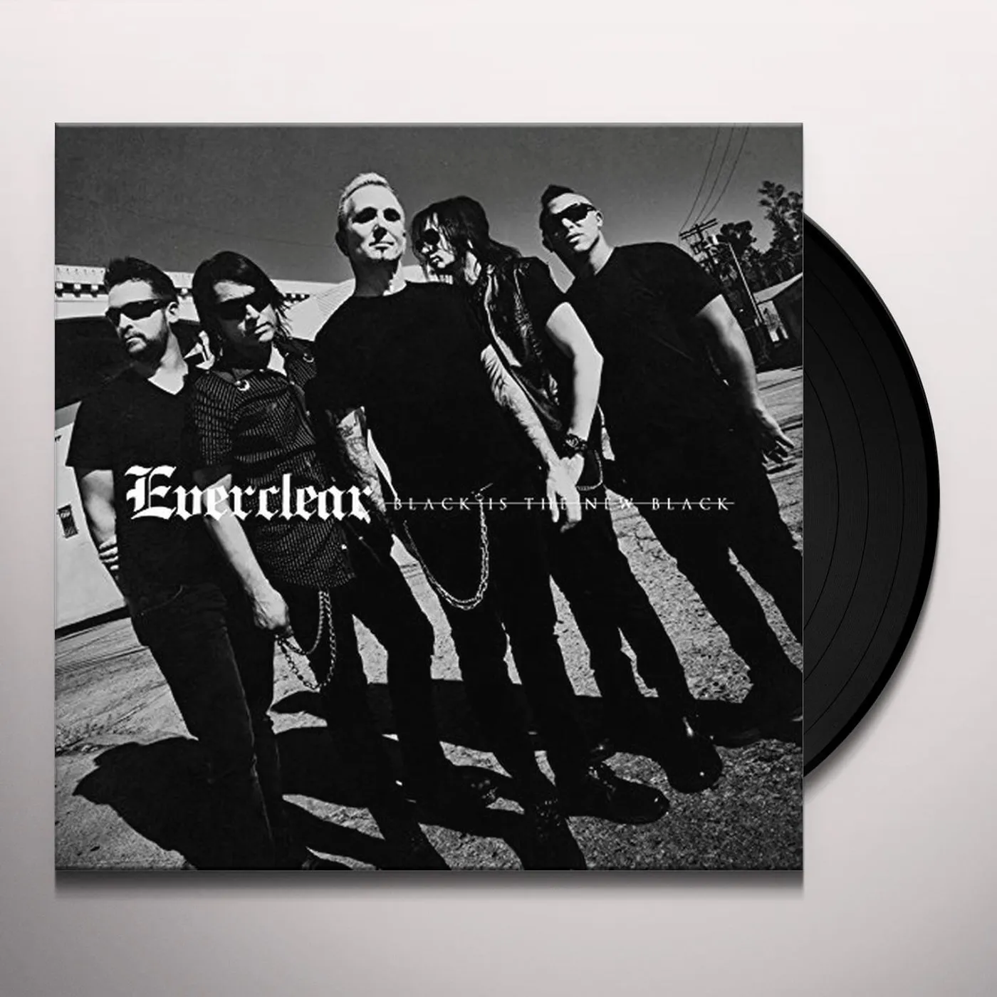 Everclear BLACK IS THE NEW BLACK Vinyl Record - 180 Gram Pressing, Digital Download Included