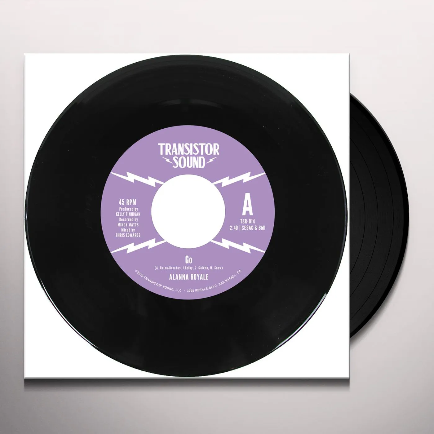 Alanna Royale Go/I Know Vinyl Record