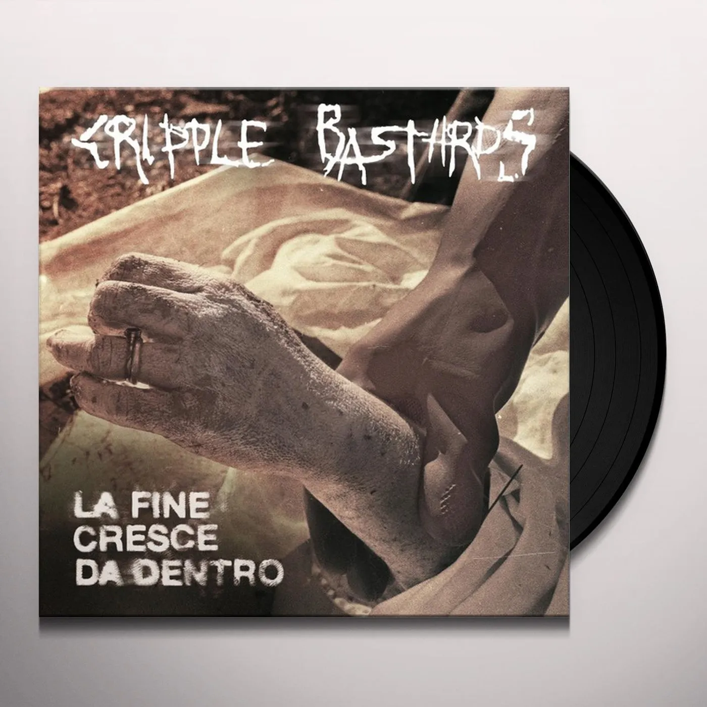 Cripple Bastards FINE CRESCE DA DENTRO Vinyl Record