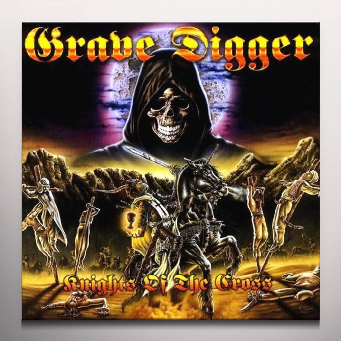 Grave Digger Knights Of The Cross Vinyl Record