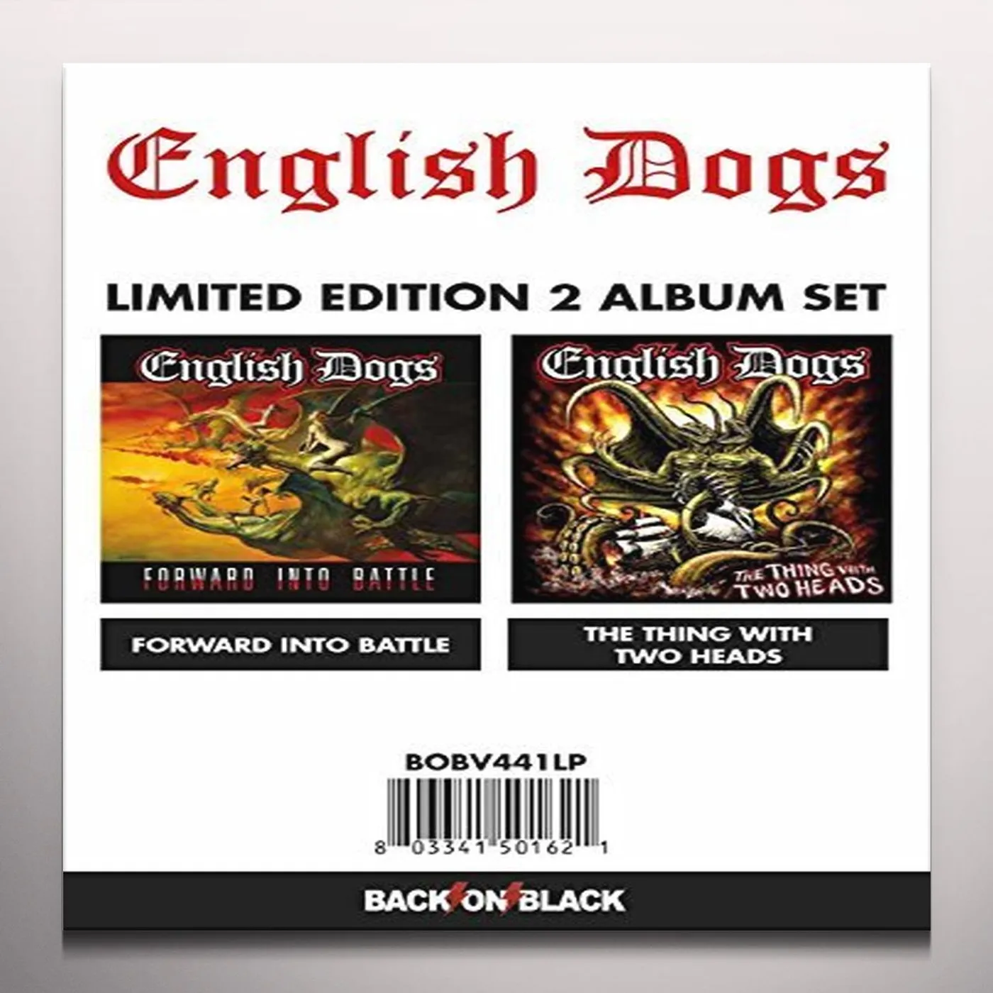 English Dogs FORWARD INTO BATTLE/THING WITH TWO HEADS Vinyl Record