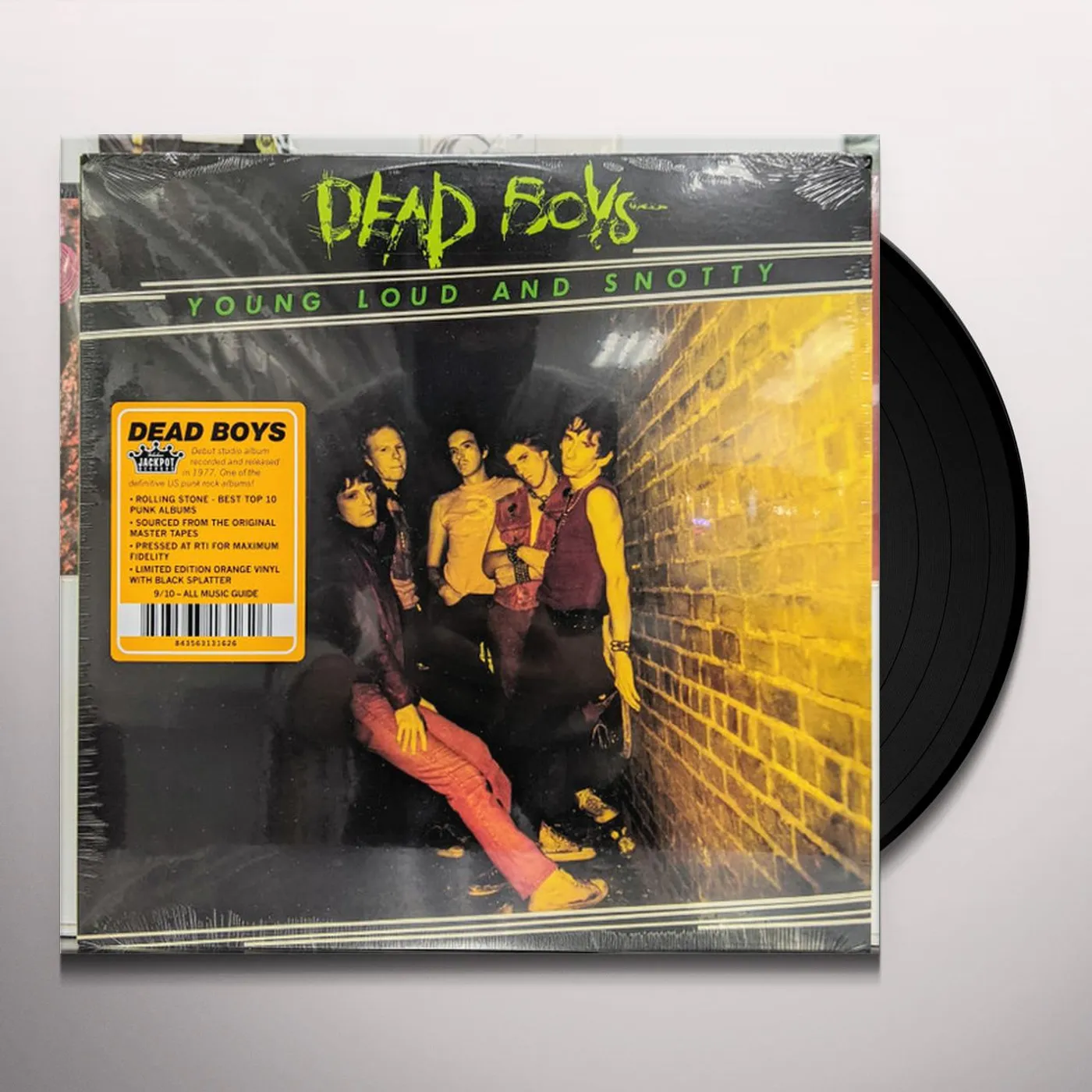Dead Boys YOUNG, LOUD & SNOTTY (ORANGE & BLACK SPLATTER VINYL) (AMS EXCLUSIVE) Vinyl Record