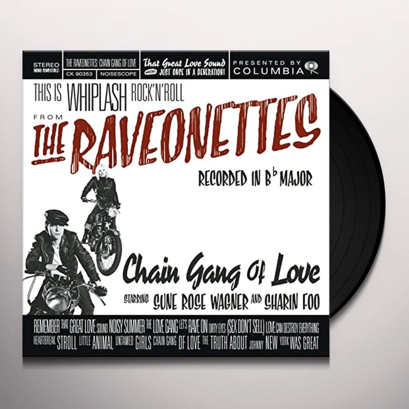 The Raveonettes CHAIN GANG OF LOVE (TRANSLUCENT RED VINYL) Vinyl Record