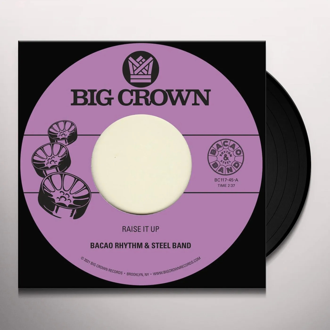 Bacao Rhythm & Steel Band RAISE IT UP B/W SPACE Vinyl Record