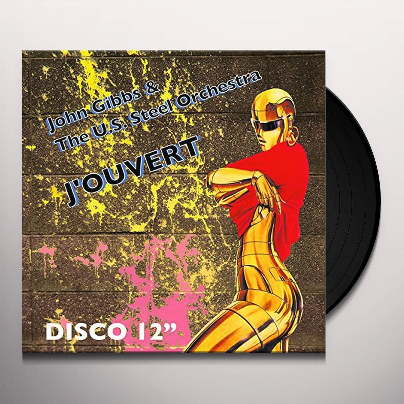 John Gibbs And The Unlimited Sound Of Steel Orchestra JOUVERT Vinyl Record