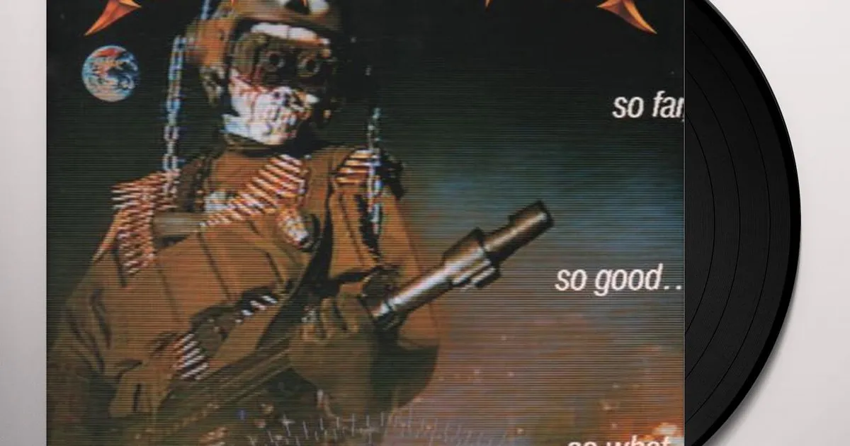 Megadeth SO FAR SO GOOD: SO WHAT Vinyl Record