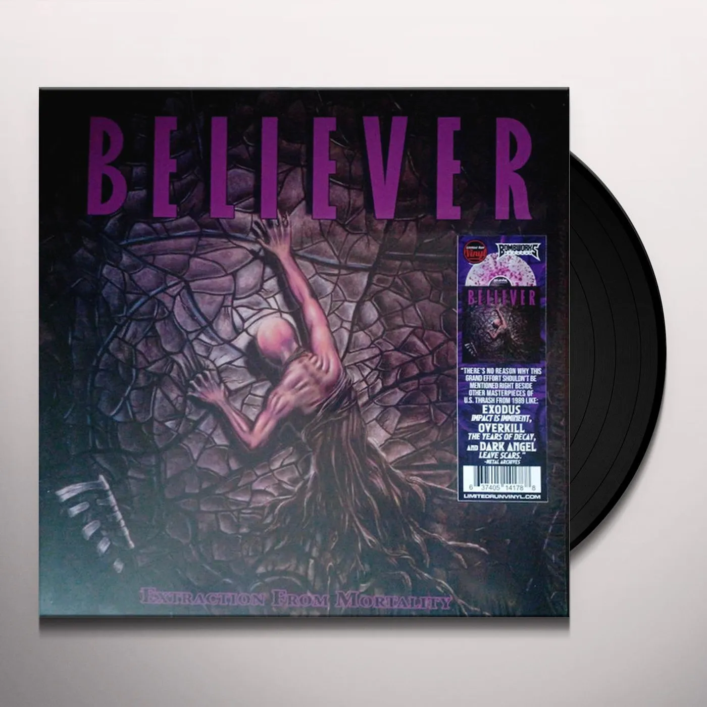 Believer EXTRACTION FROM MORTALITY (PURPLE VINYL) Vinyl Record