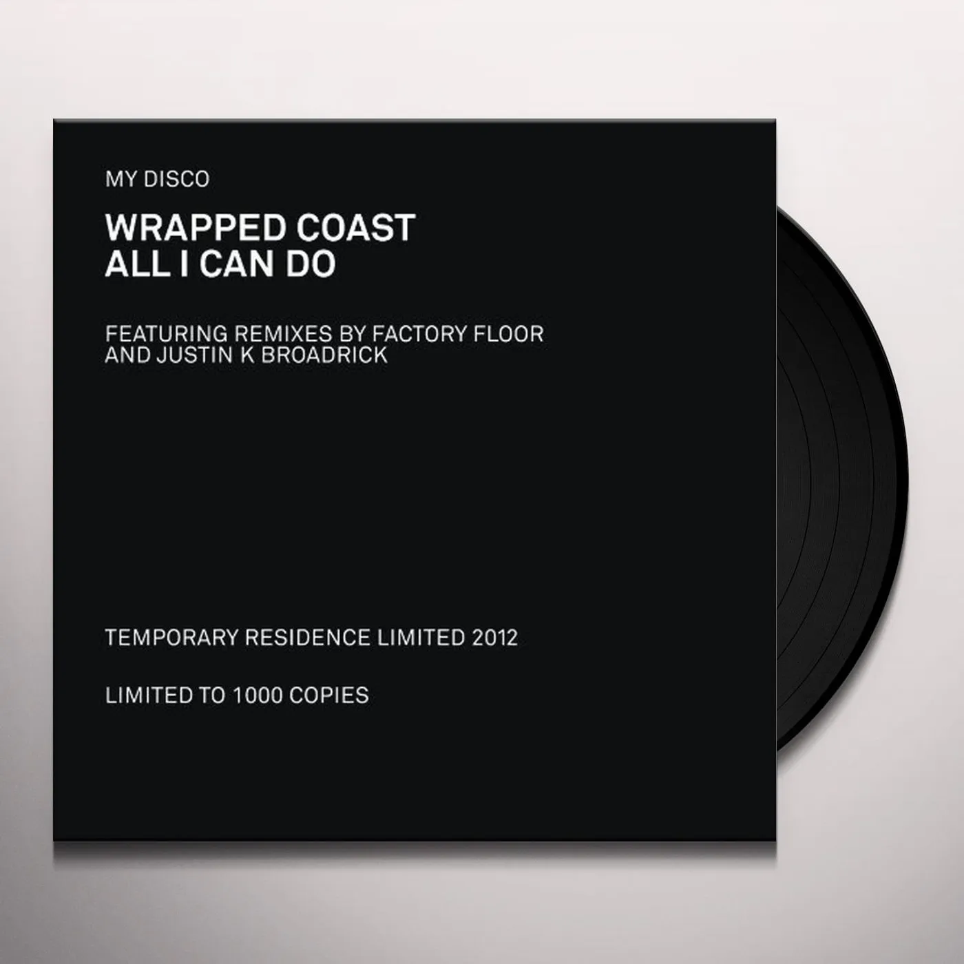 MY DISCO Wrapped Coast / All I Can Do Vinyl Record