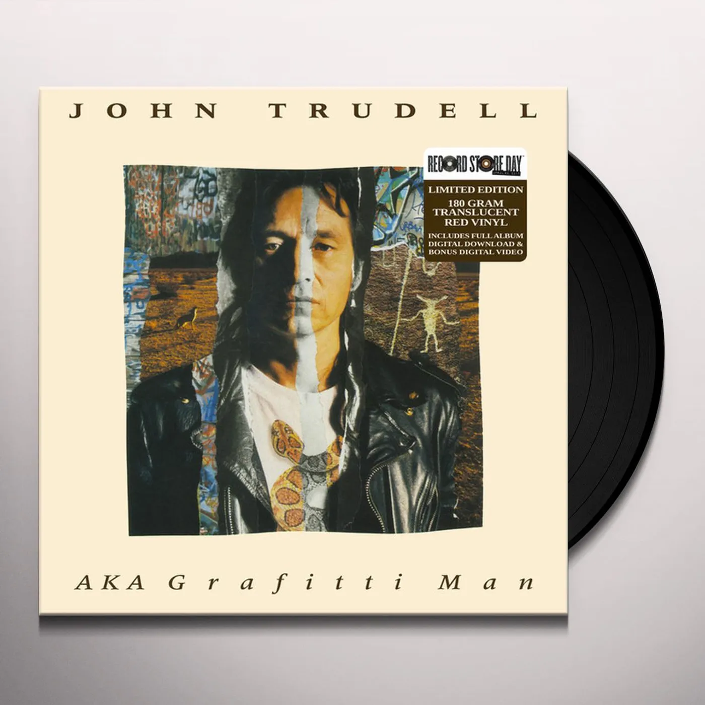 John Trudell AKA GRAFITTI MAN (2LP/180G/DL CARD) Vinyl Record
