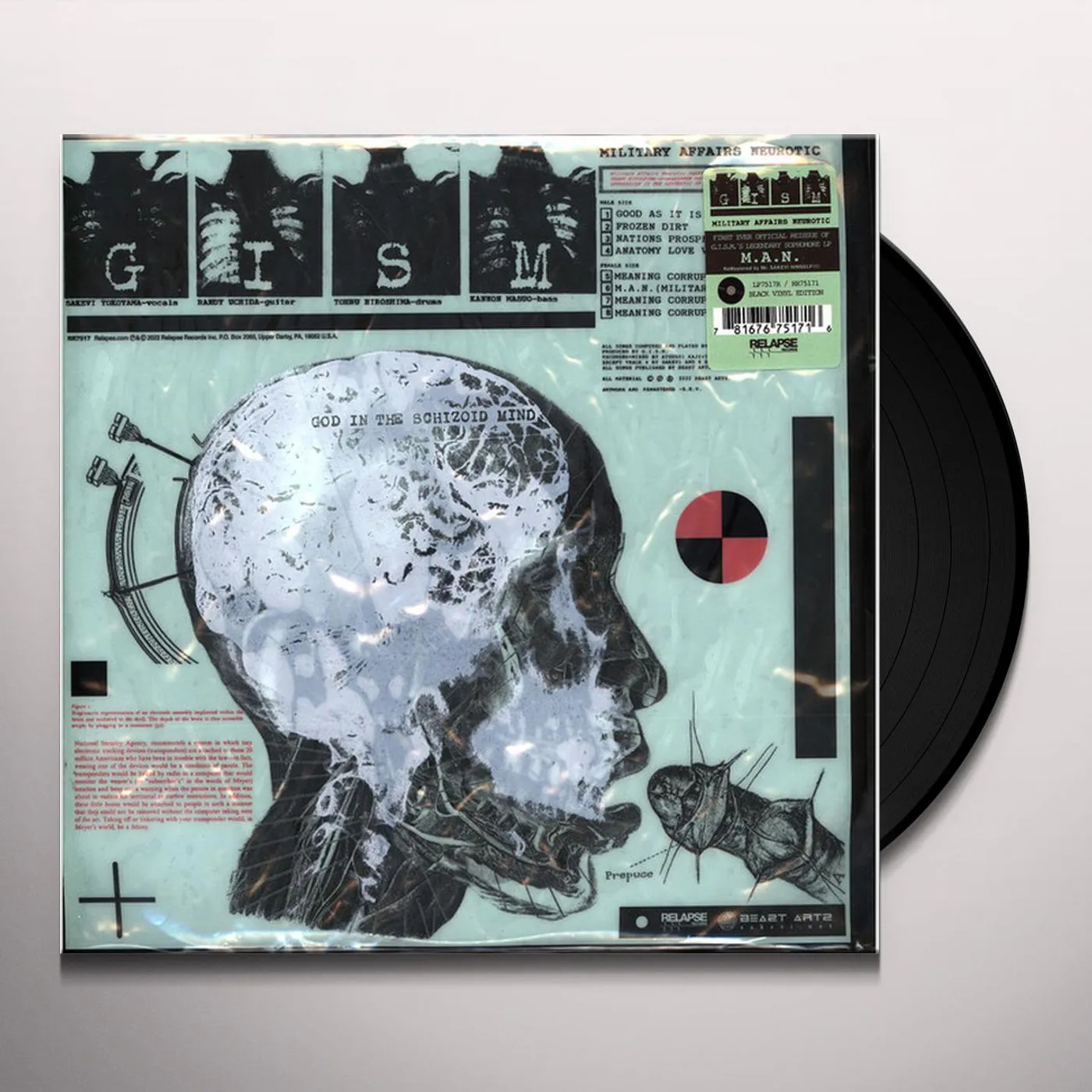 G.I.S.M. MILITARY AFFAIRS NEUROTIC Vinyl Record