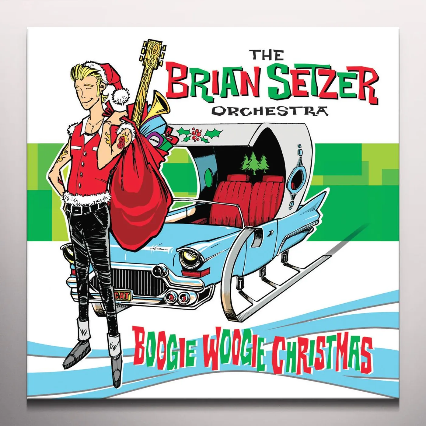 Brian Setzer Boogie Woogie Christmas Vinyl Record