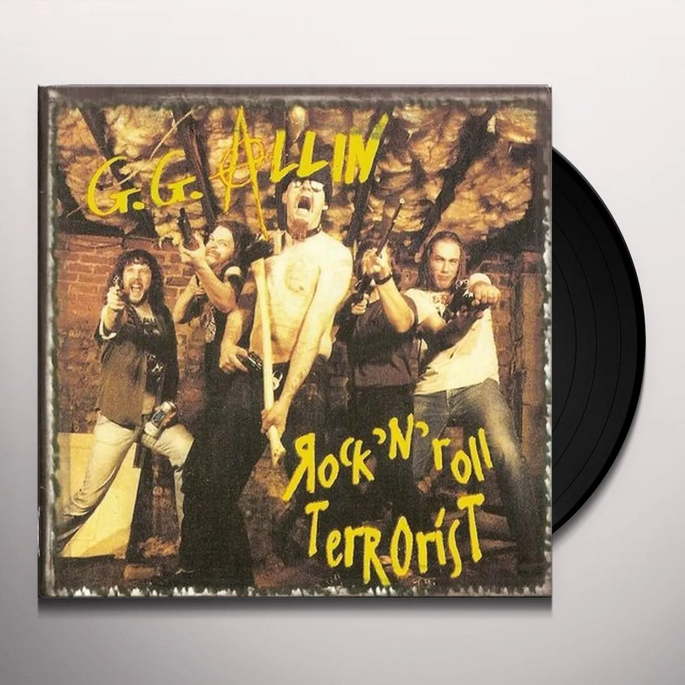 GG Allin Rock'n'roll terrorist Vinyl Record