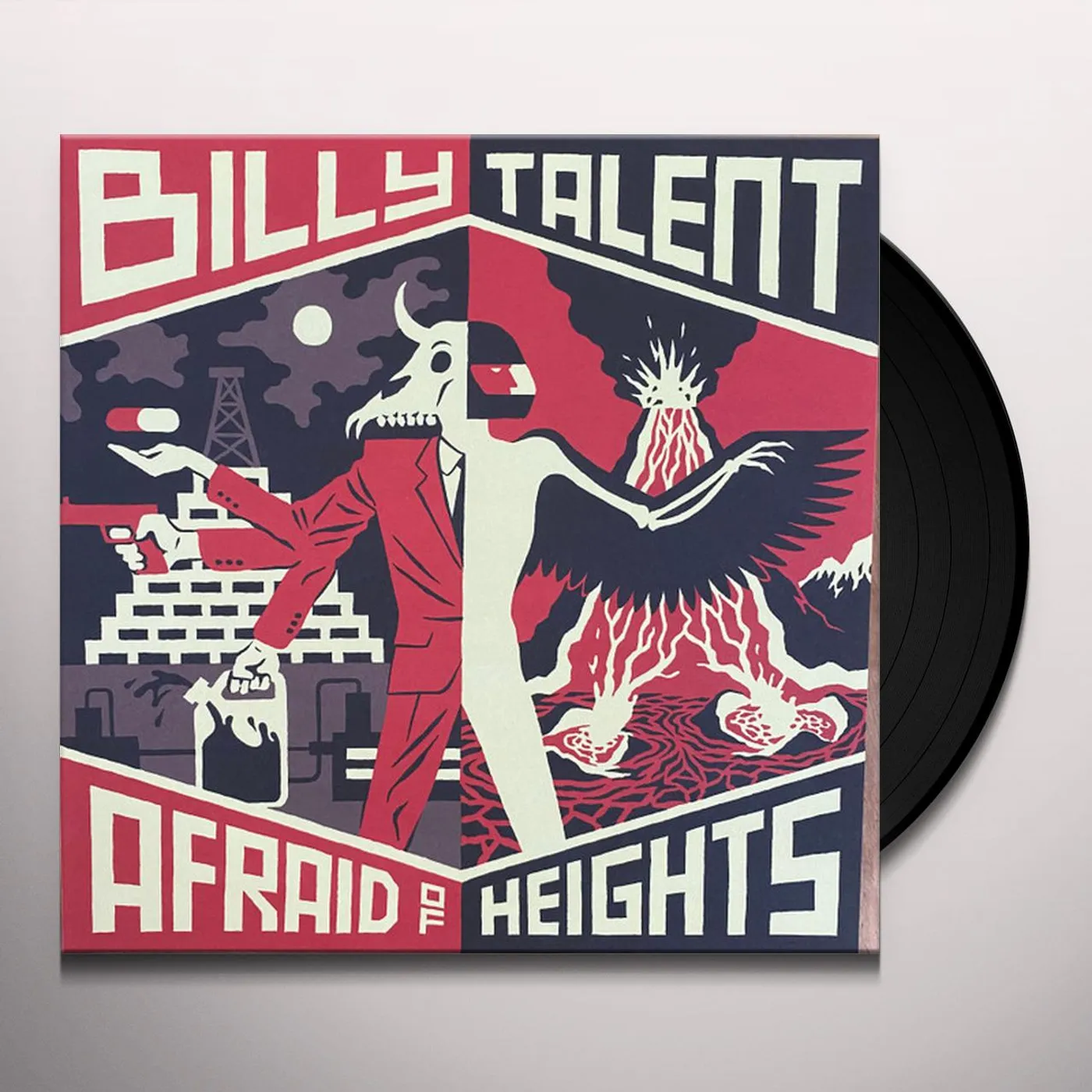 Billy Talent AFRAID OF HEIGHTS (2LP/COLOR VINYL) Vinyl Record