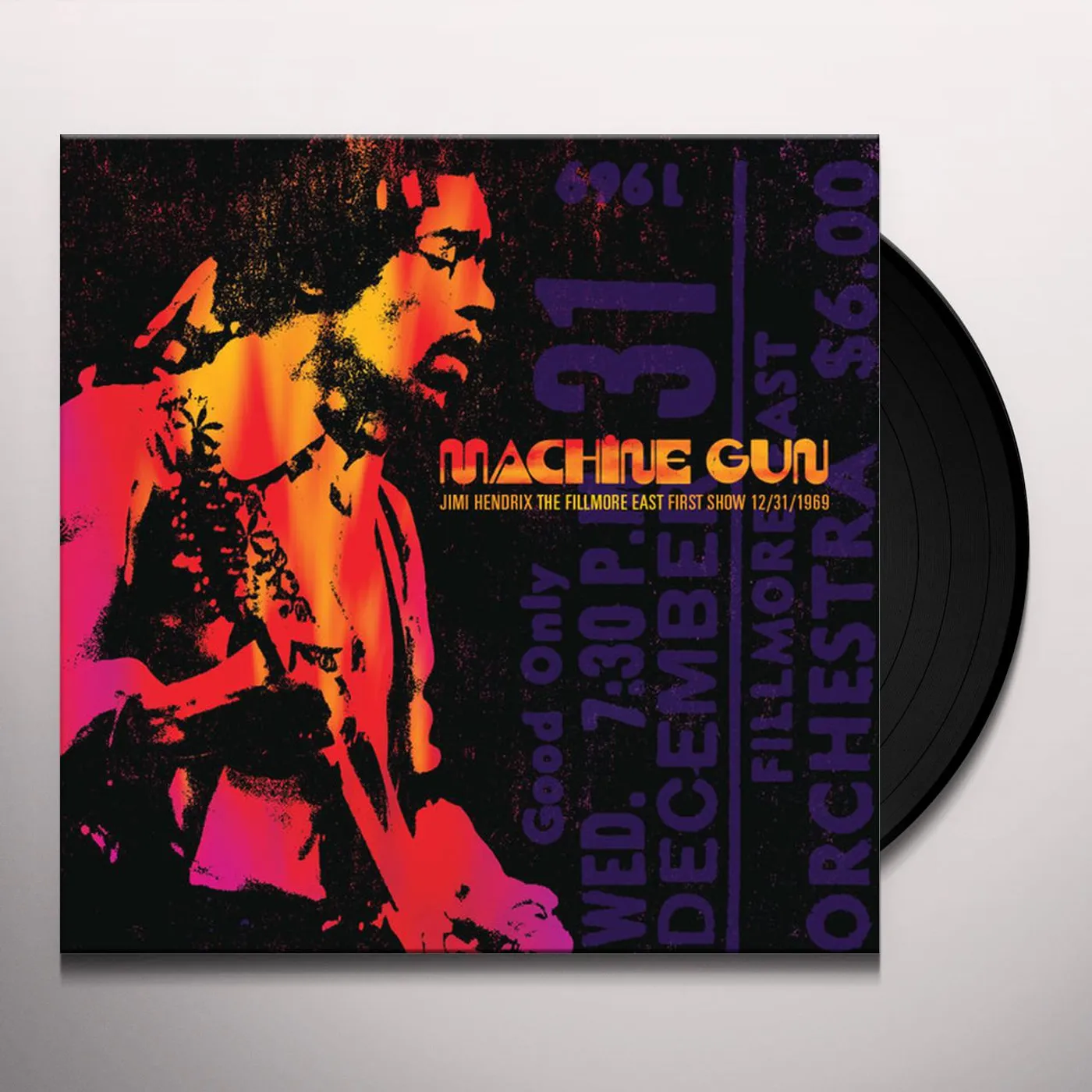 MACHINE GUN JIMI HENDRIX THE FILLMORE EAST FIRST SHOW 12/31/1969 (2LP/180G/GATEFOLD) Vinyl Record