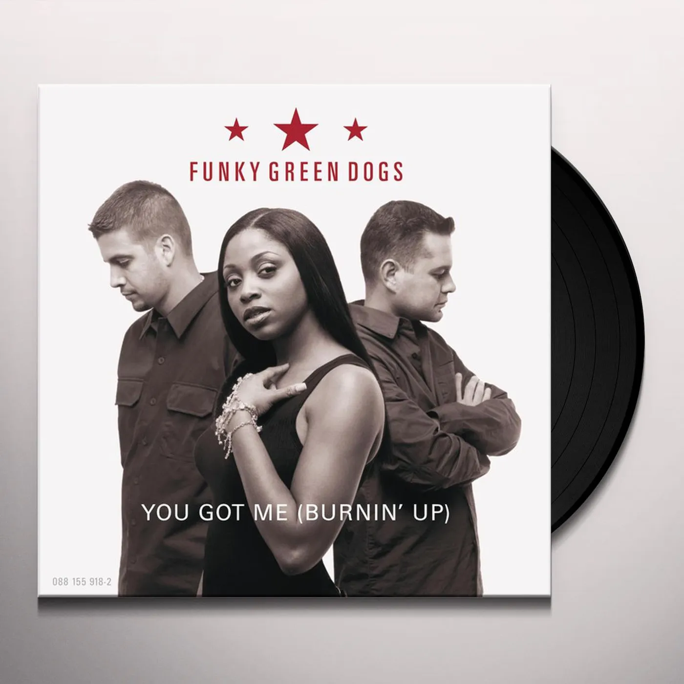 Funky Green Dogs YOU GOT ME (BURNIN UP) Vinyl Record