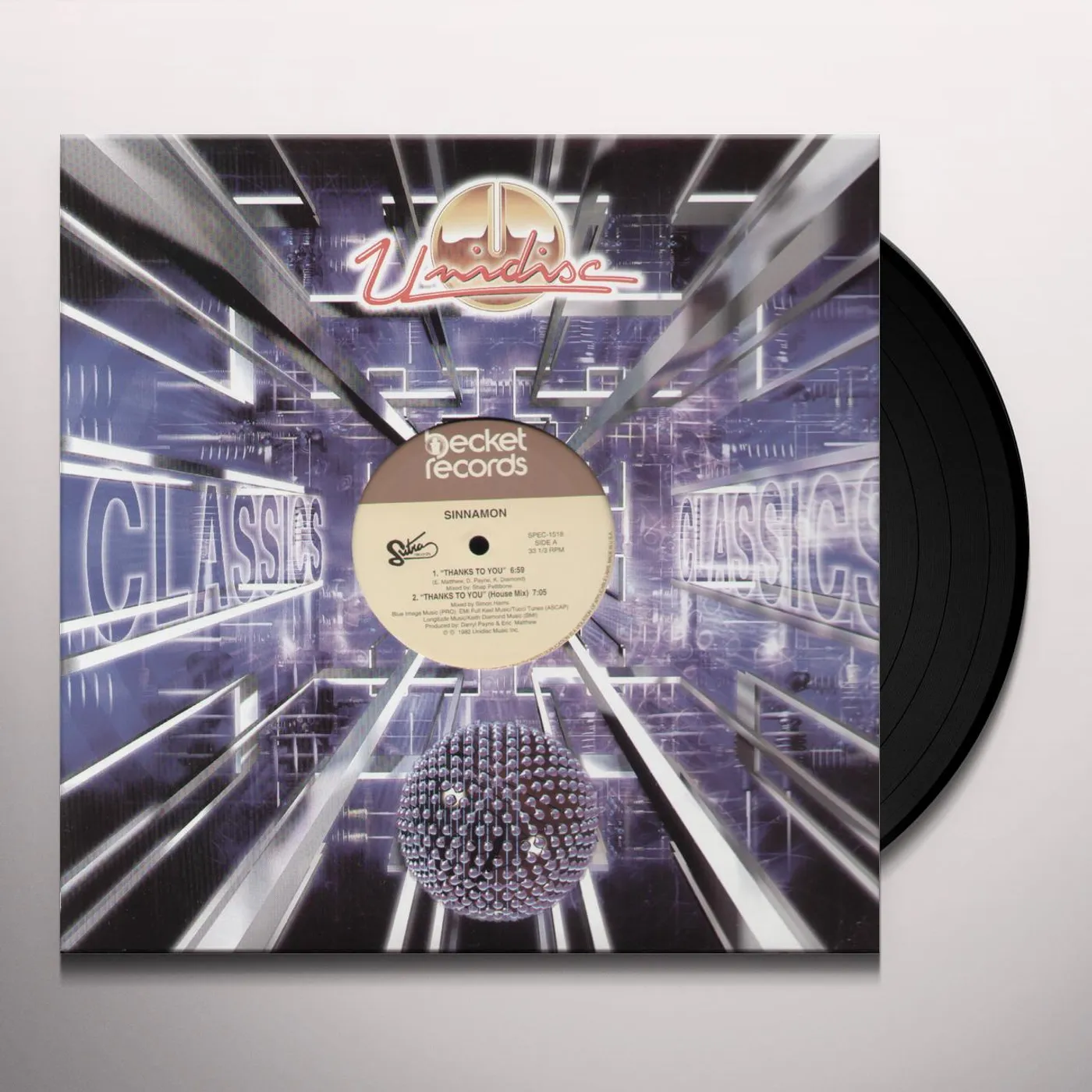 Sinnamon Thanks To You Vinyl Record