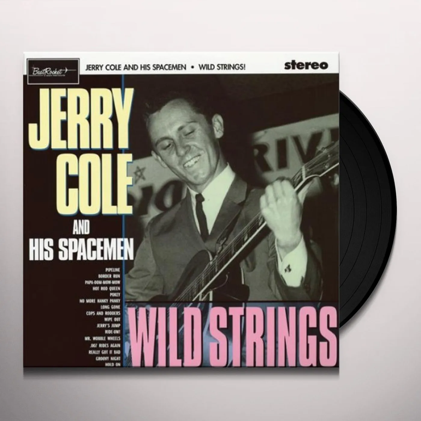 Jerry Cole and his Spacemen WILD STRINGS Vinyl Record