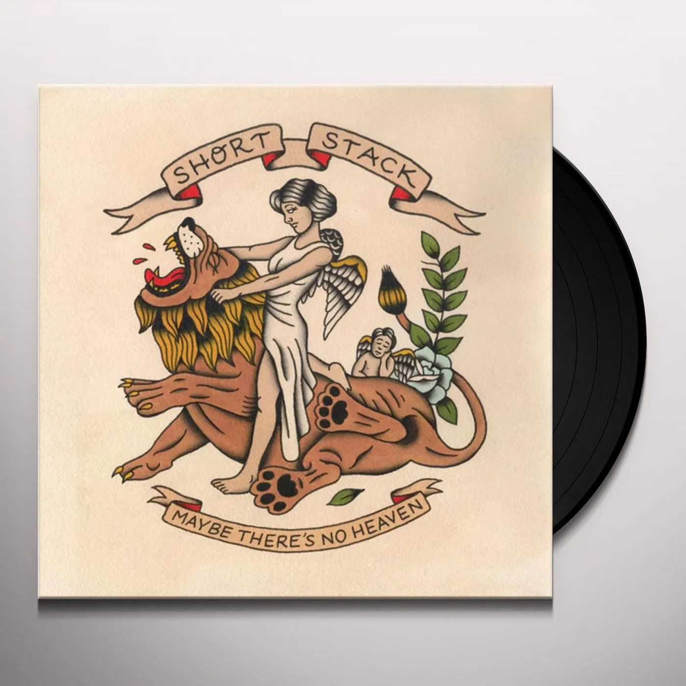 Short Stack MAYBE THERE'S NO HEAVEN (TRANSPARENT RED VINYL) Vinyl Record