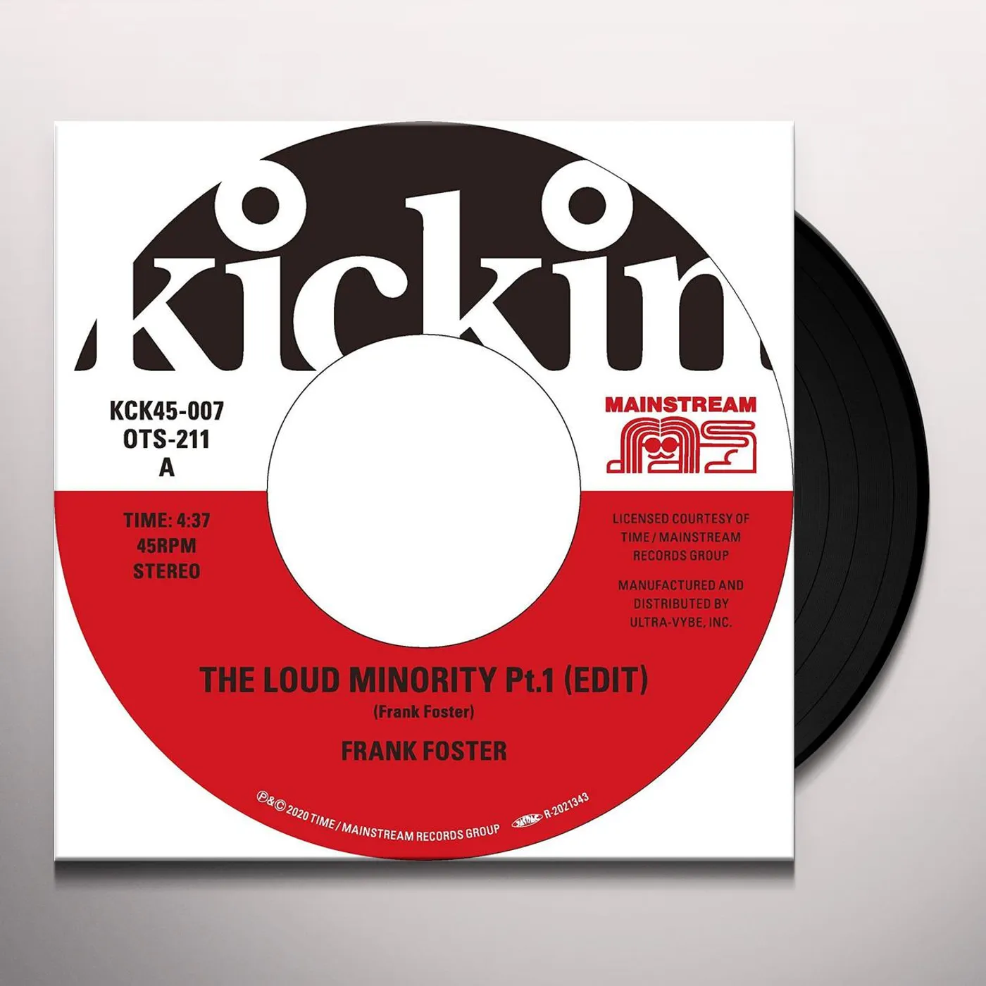 Frank Foster KICKIN PRESENTS MAINSTREAM 45: THE LOUD Vinyl Record