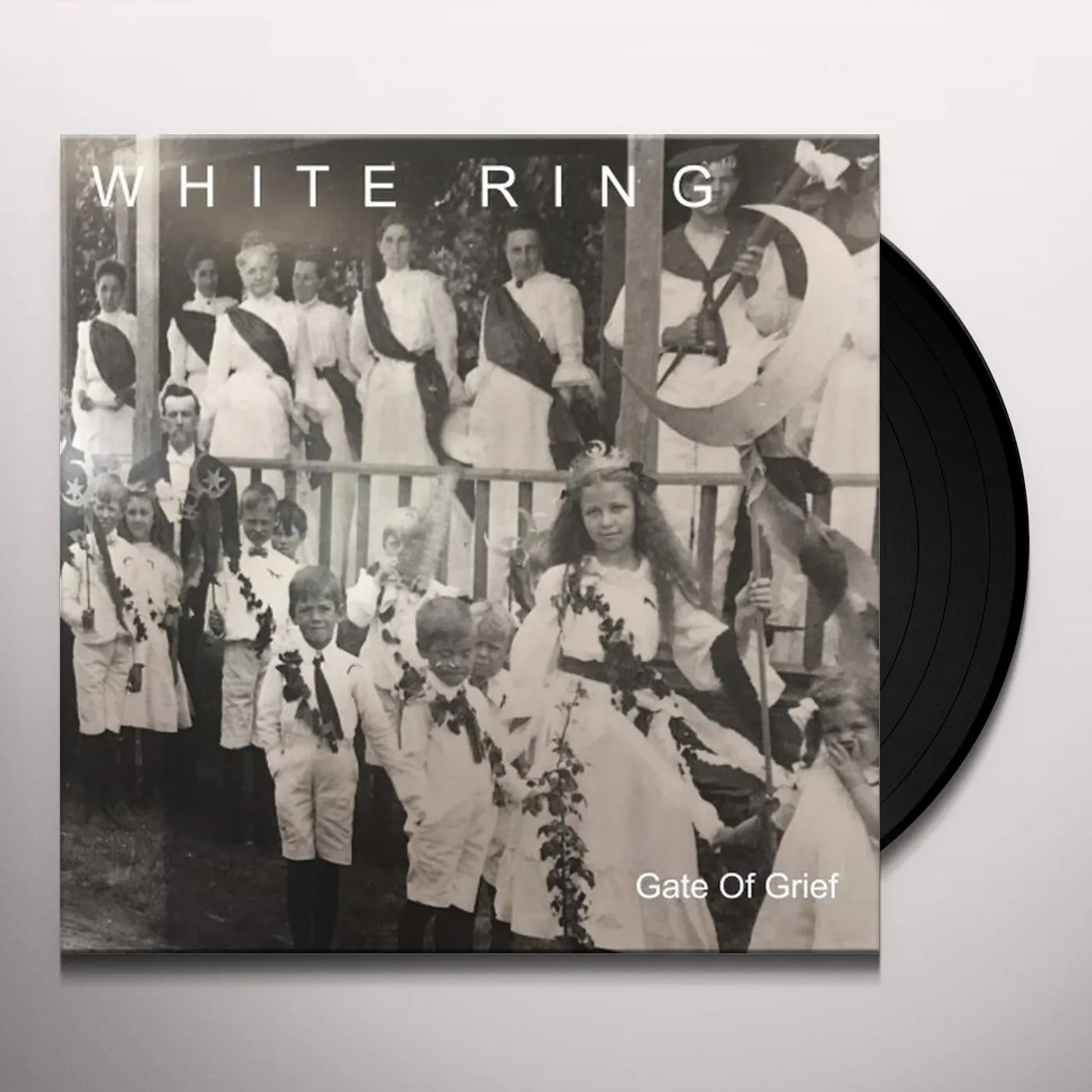 White Ring Gate of Grief Vinyl Record