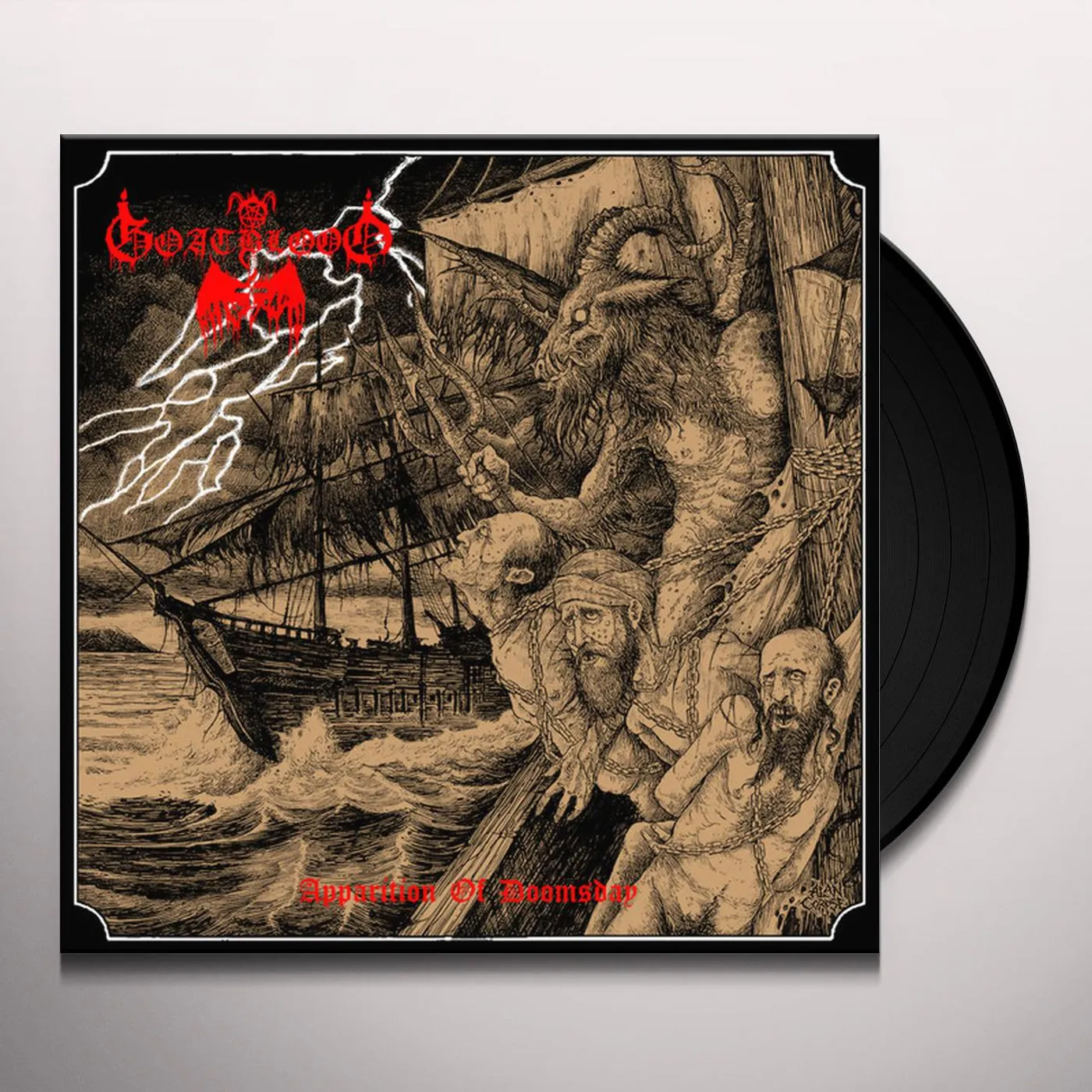 Goatblood Apparition Of Doomsday Vinyl Record