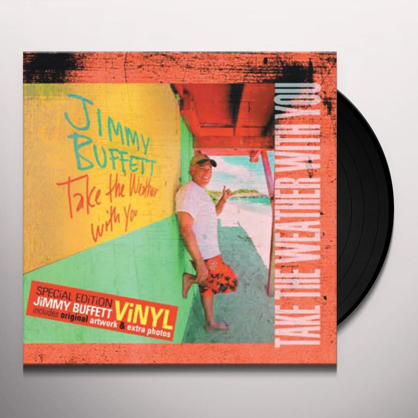 Jimmy Buffett Take the Weather with You Vinyl Record