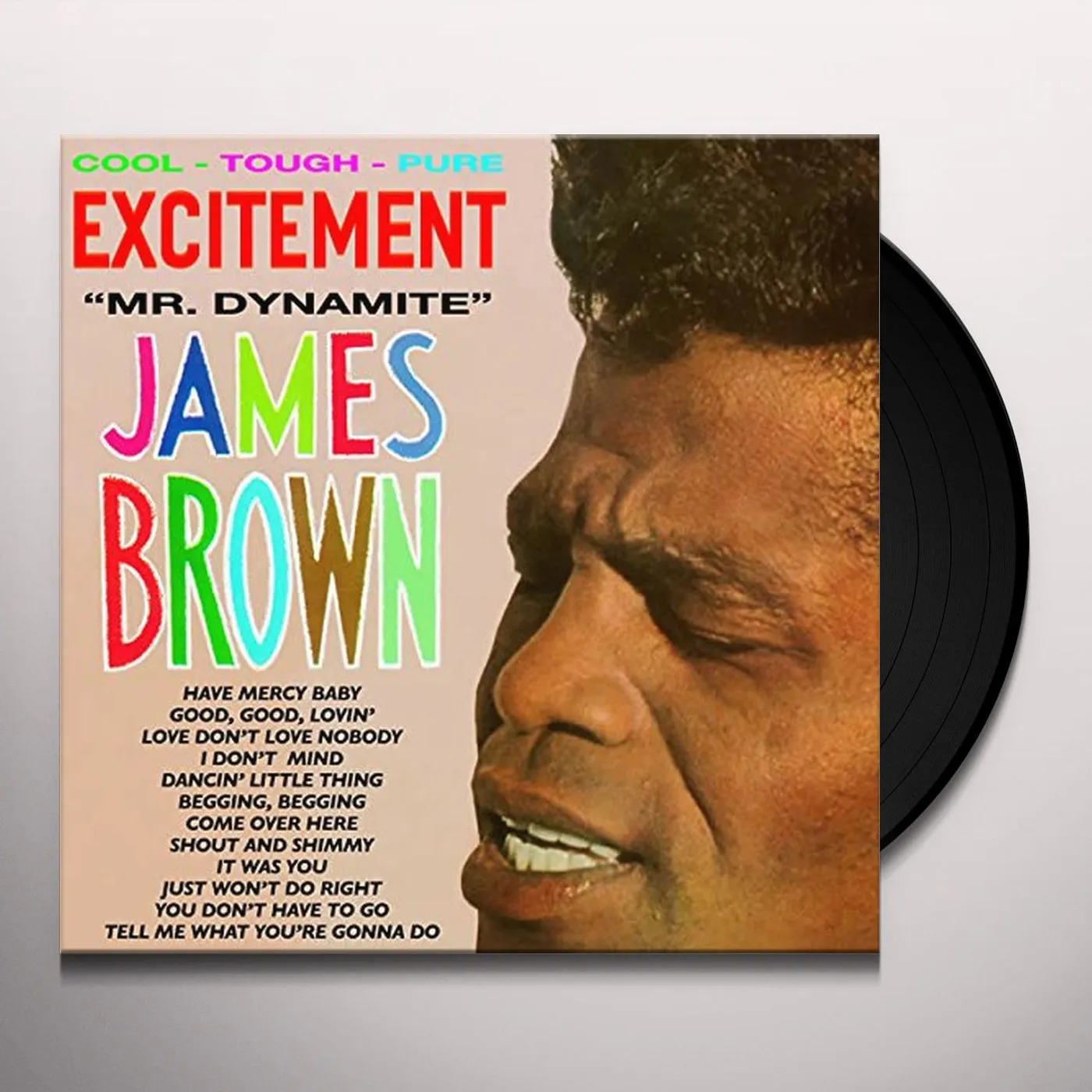 James Brown & The Famous Flames EXCITEMENT MR. DYNAMITE Vinyl Record - Spain Release