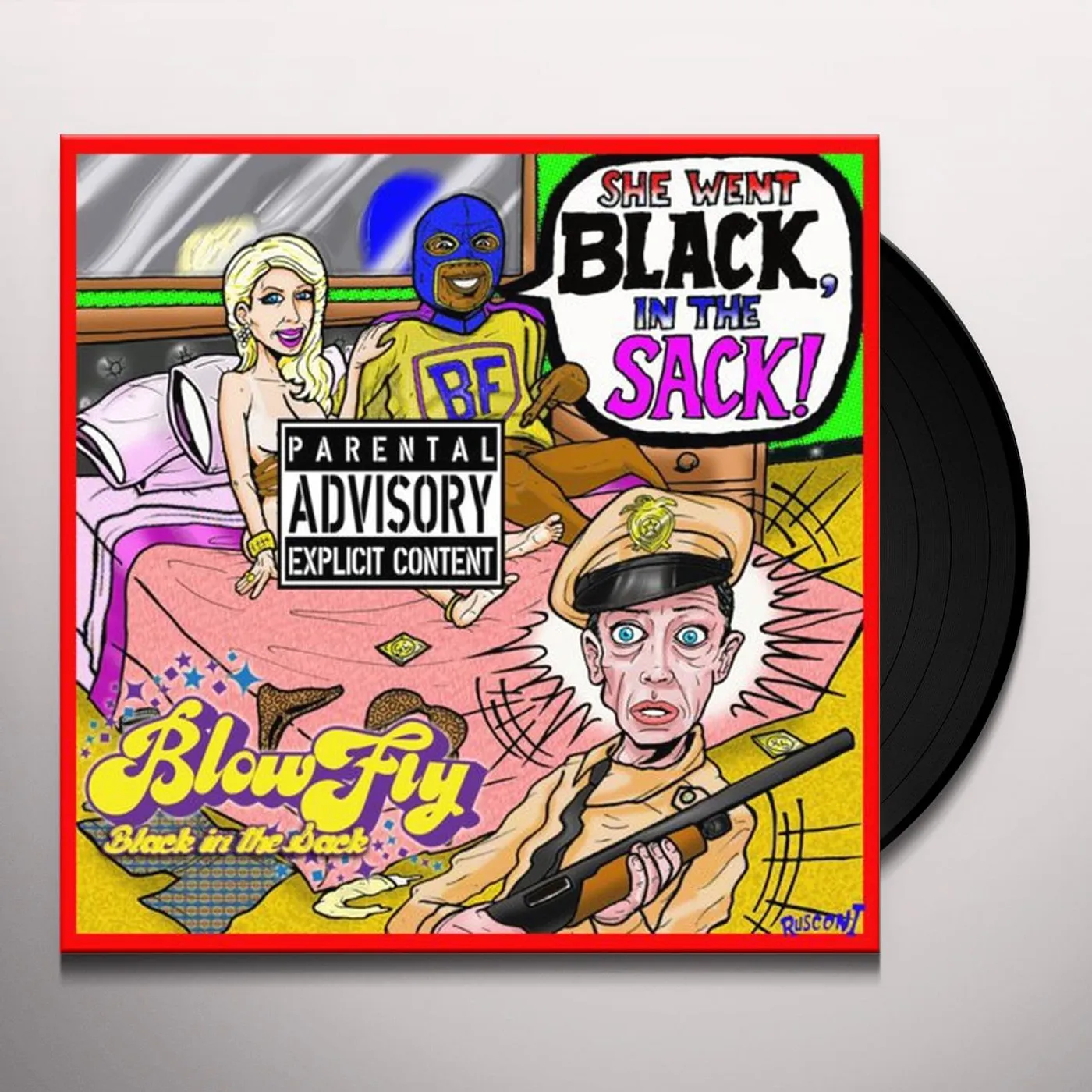 Blowfly Black in the Sack Vinyl Record