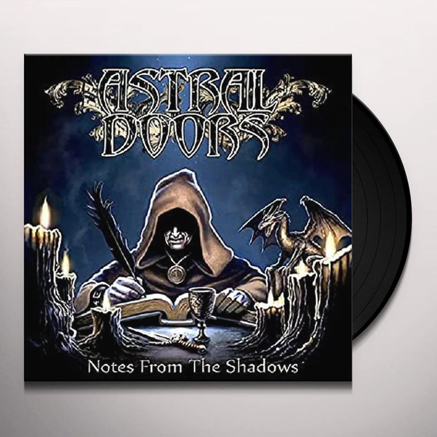 Astral Doors Notes From The Shadows   White Vinyl Record