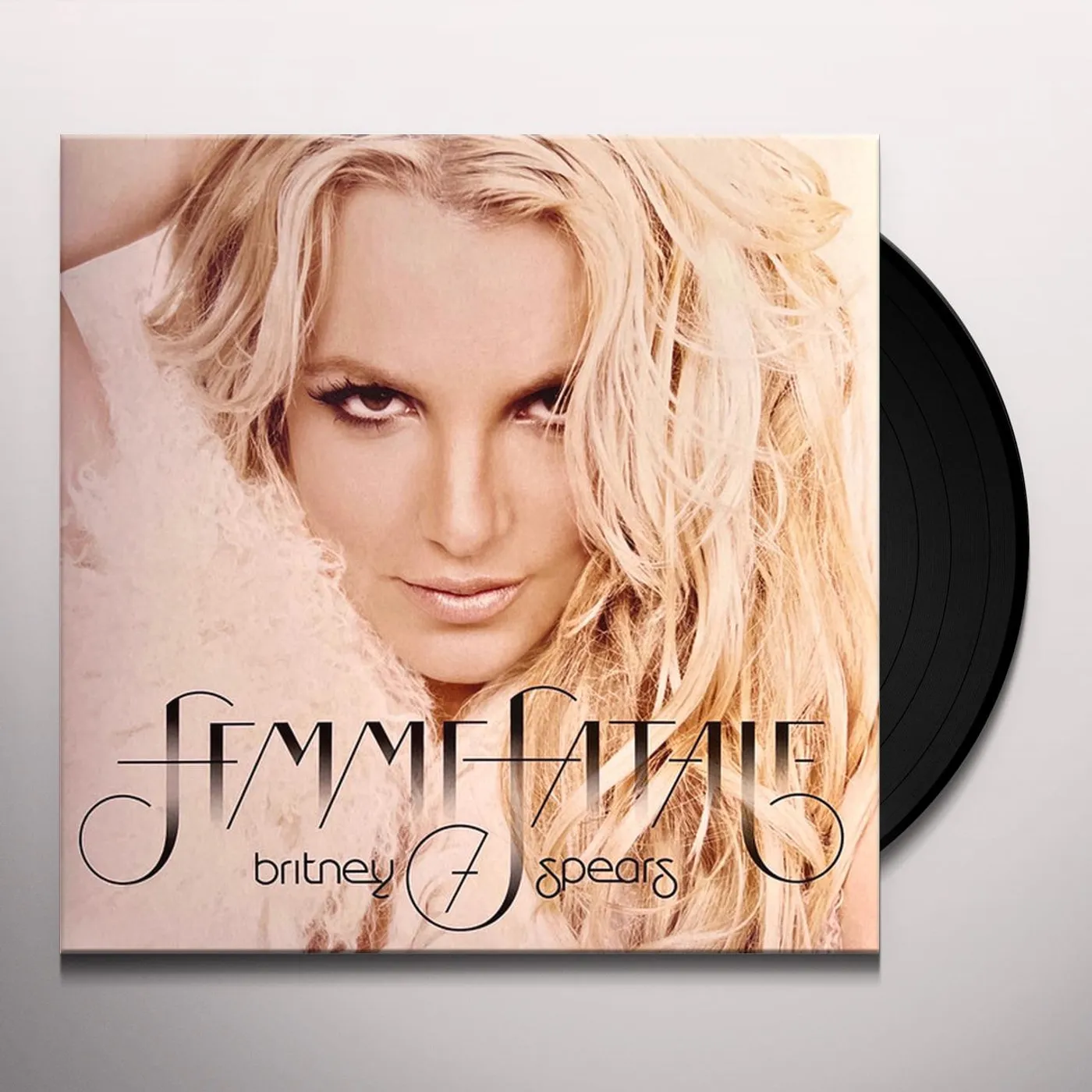 Britney Spears FEMME FATALE (LIGHT GREY MARBLED VINYL/IMPORT) Vinyl Record