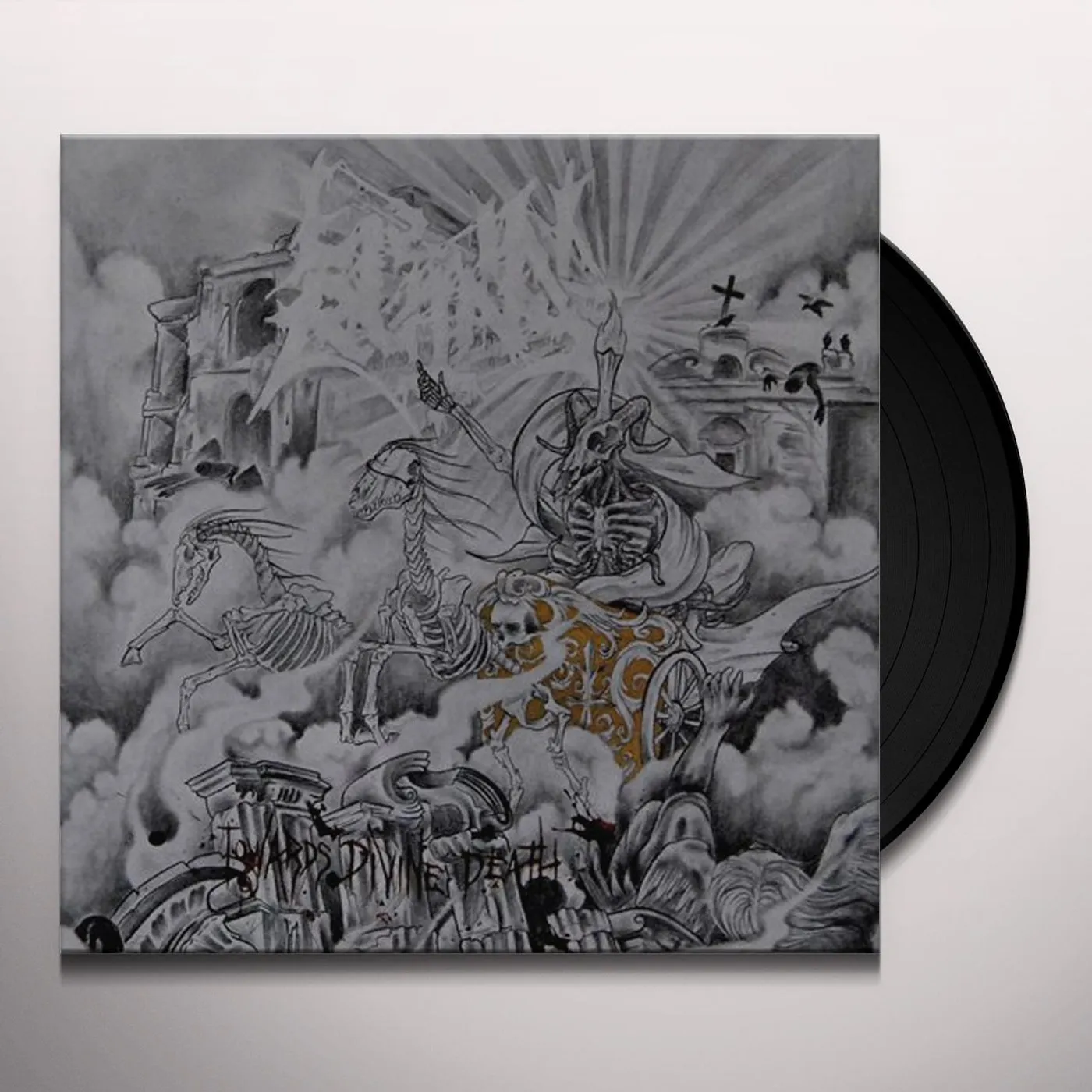 Lie in Ruins TOWARDS DIVINE EARTH Vinyl Record