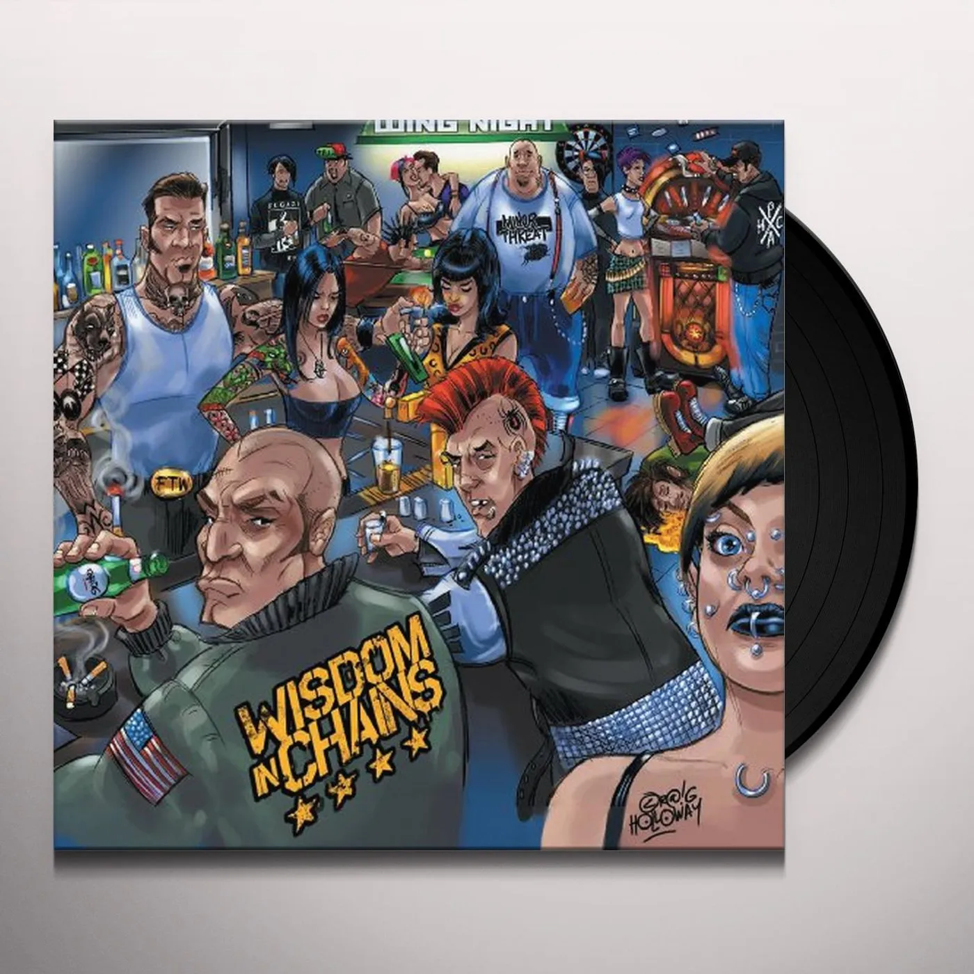 WISDOM IN CHAINS Vinyl Record - Limited Edition