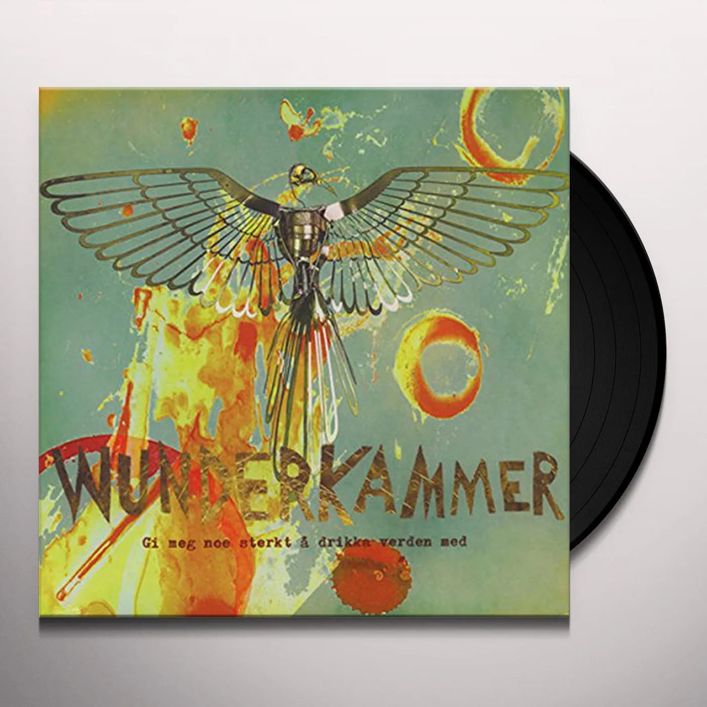 Wunderkammer GI MEG NOE STERKT A DRIKKE VERDEN MED Vinyl Record