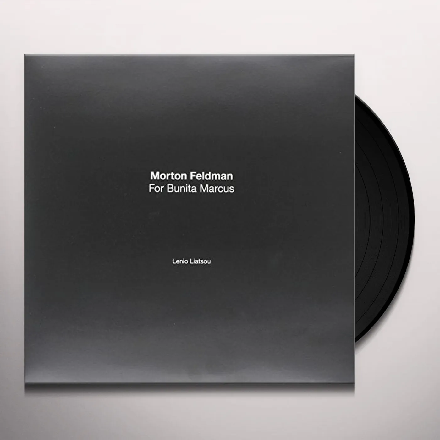 Morton Feldman For Bunita Marcus Vinyl Record