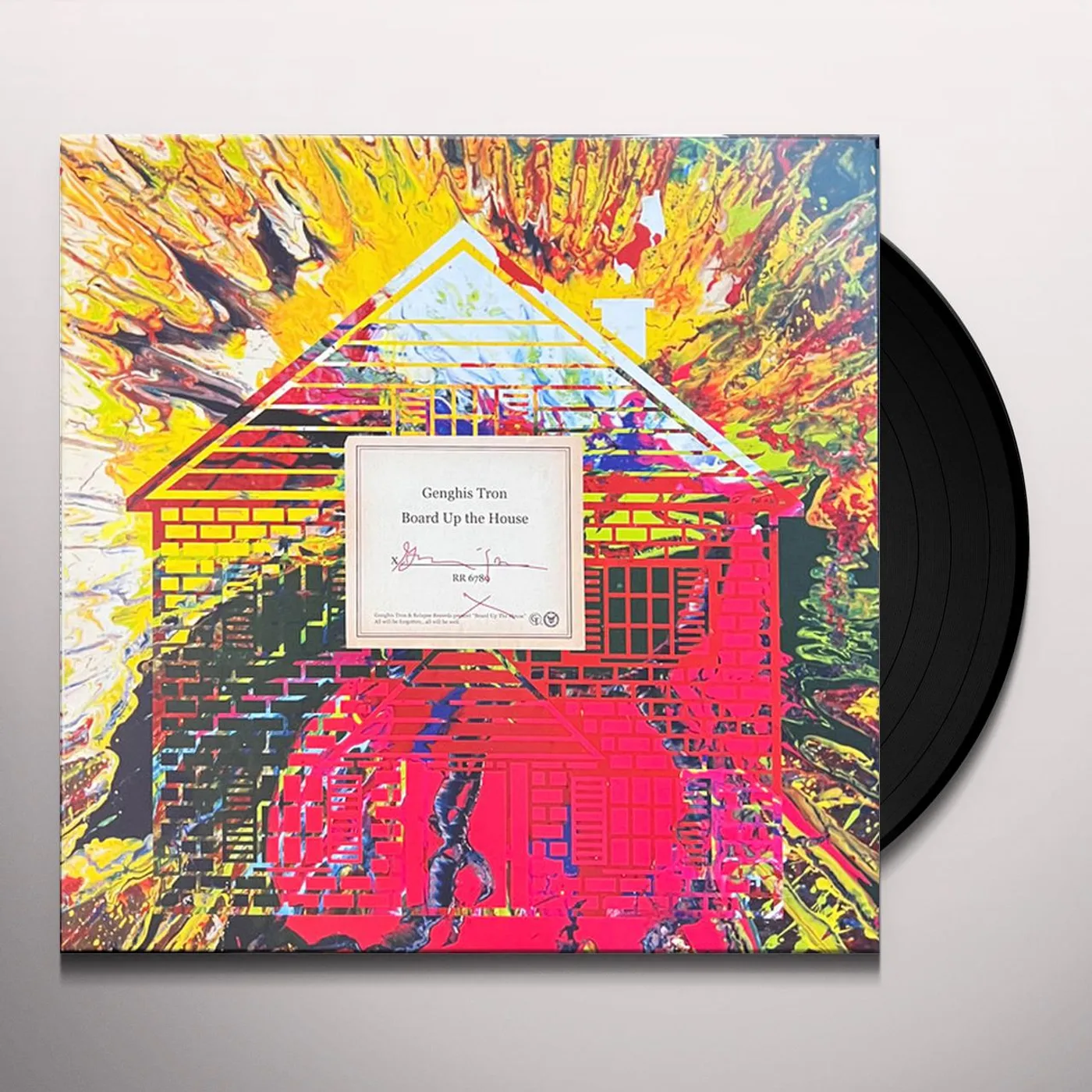 Genghis Tron BOARD UP THE HOUSE Vinyl Record