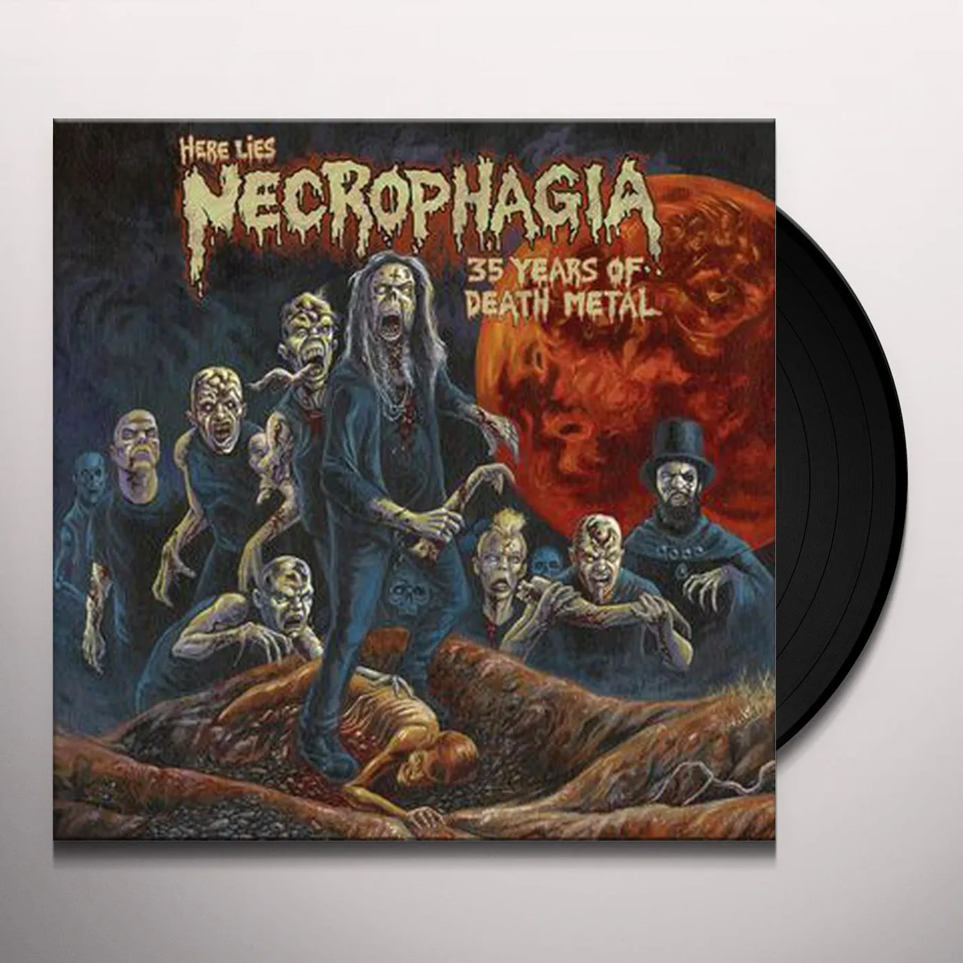 Here Lies NECROPHAGIA: 35 Years of Death Metal Vinyl Record