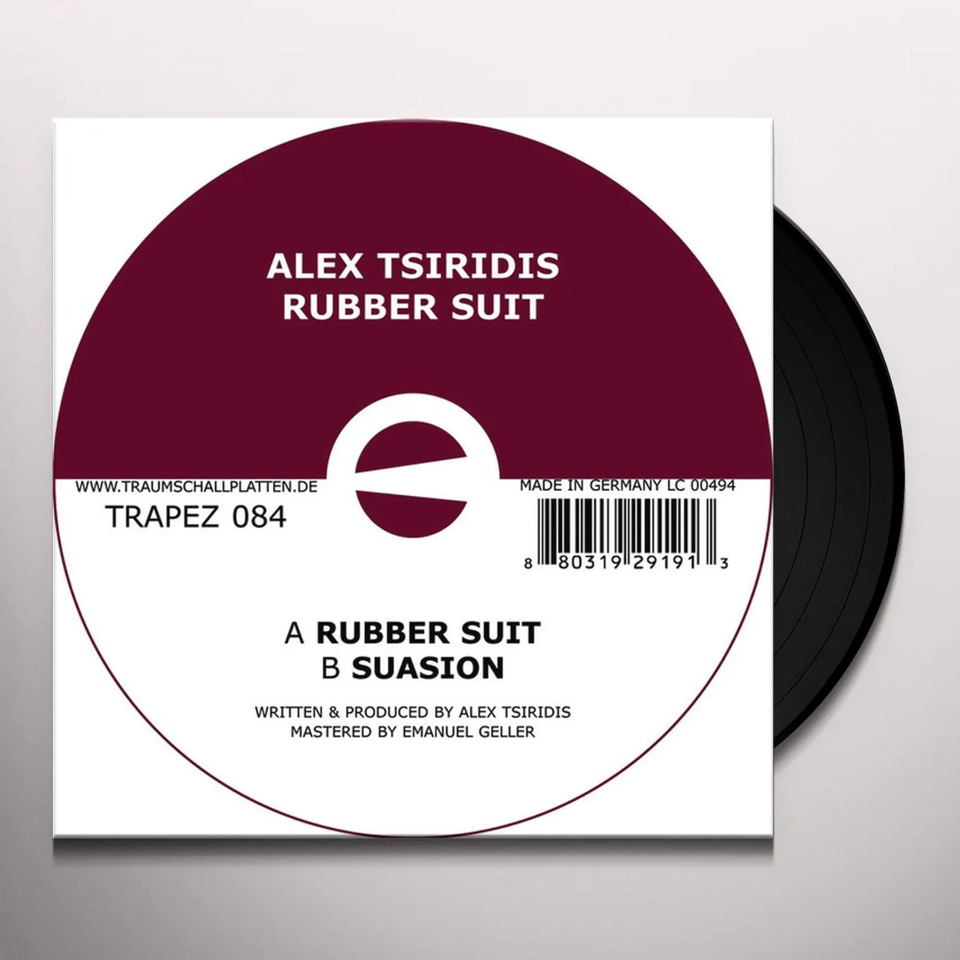 Alex Tsiridis Rubber Suit Vinyl Record