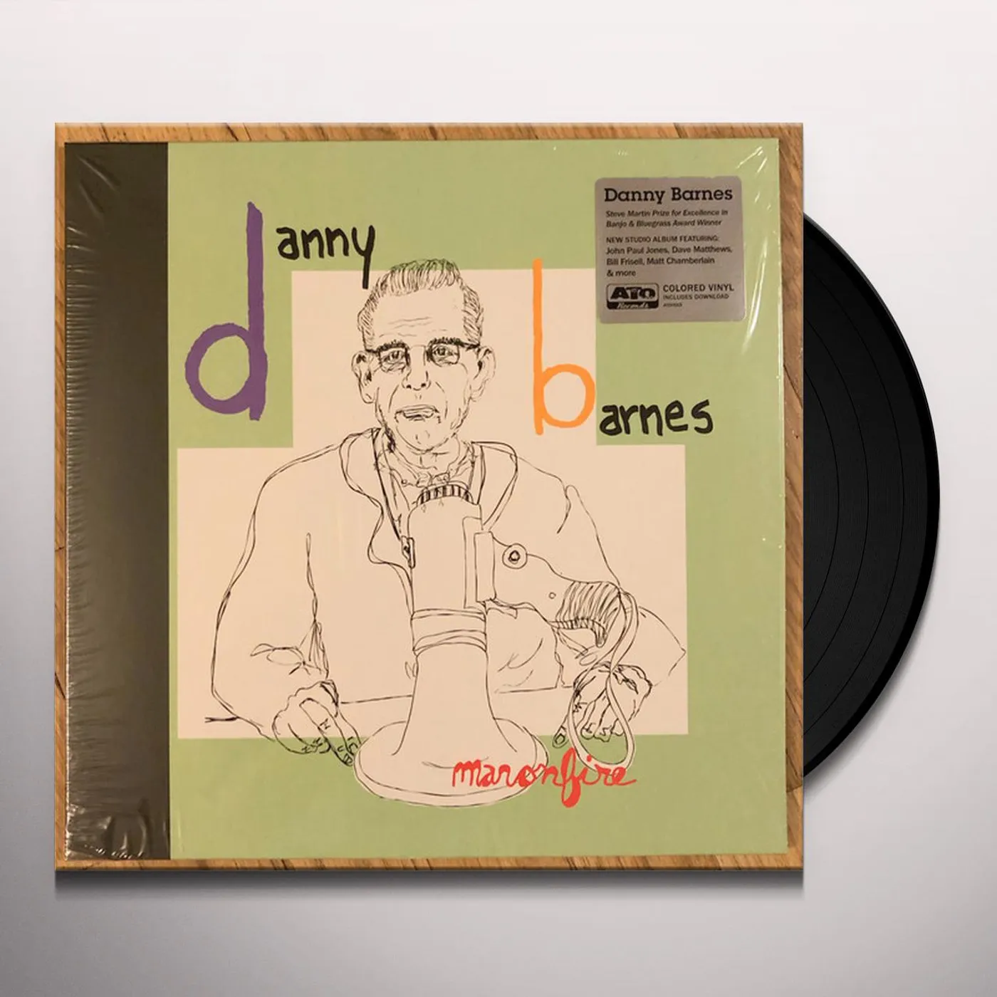 Danny Barnes Man On Fire Vinyl Record