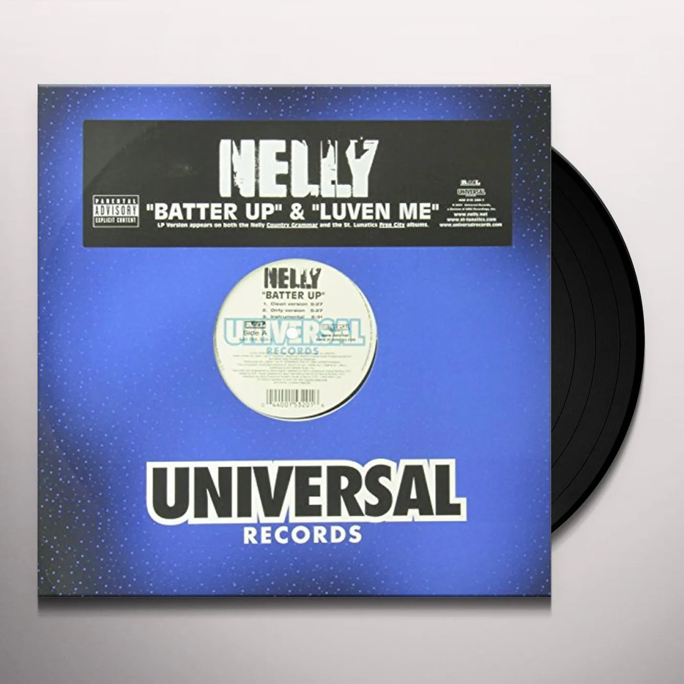 Nelly BATTER UP Vinyl Record