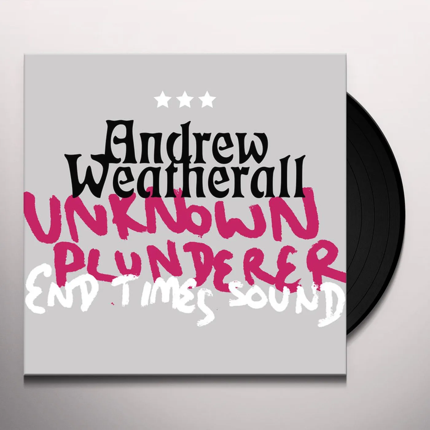 Andrew Weatherall Unknown Plunderer / End Times Sound Vinyl Record