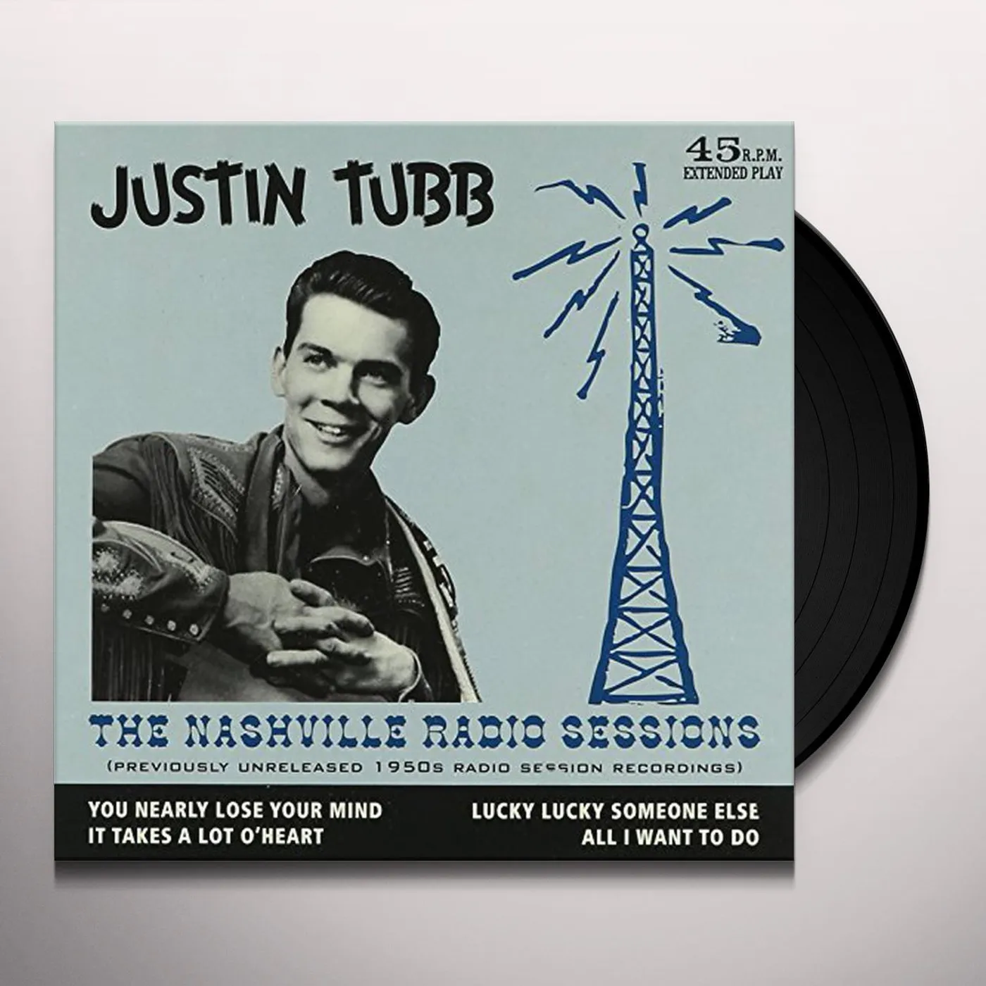 Justin Tubb NASHVILLE RADIO SESSIONS Vinyl Record